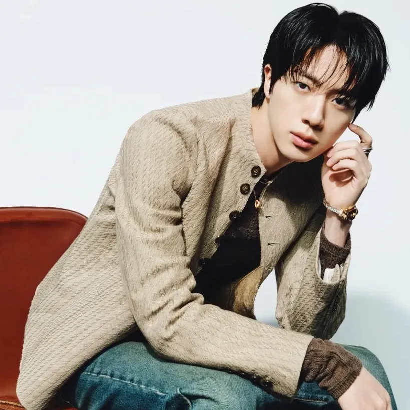 Recent activity shot of Jin (BTS)