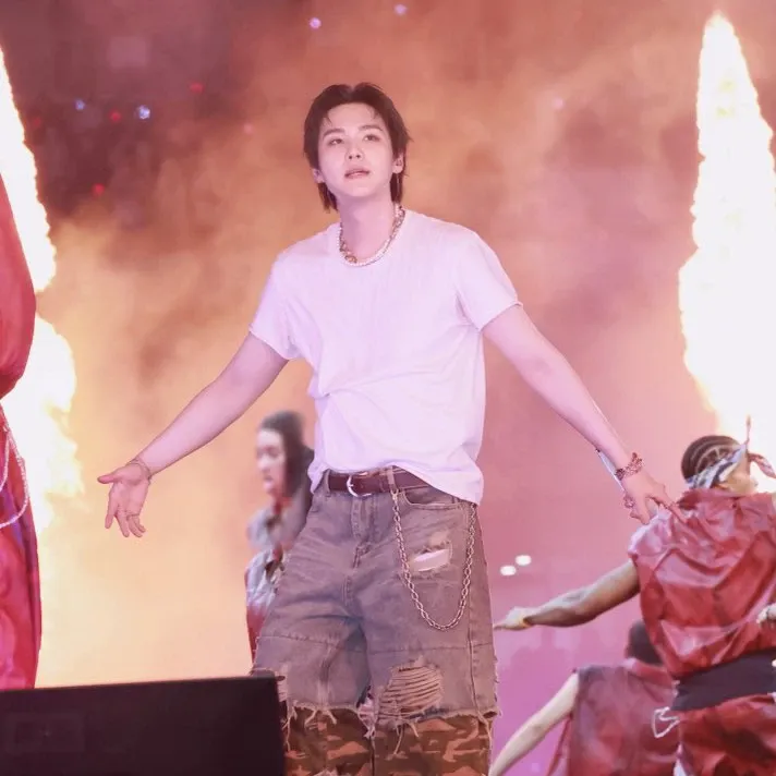 Momen yang diabadikan oleh penggemar SUGA (BTS)
