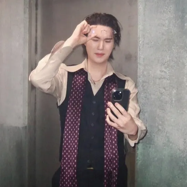 Recent activity shot of SUGA (BTS)