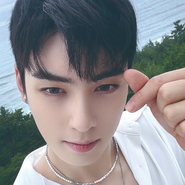 Recent activity shot of Eunwoo (ASTRO)