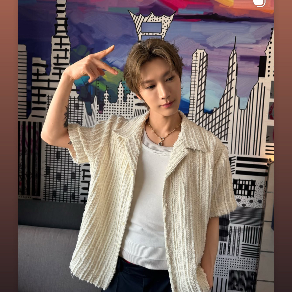 A moment captured by TEN (WayV)'s fan