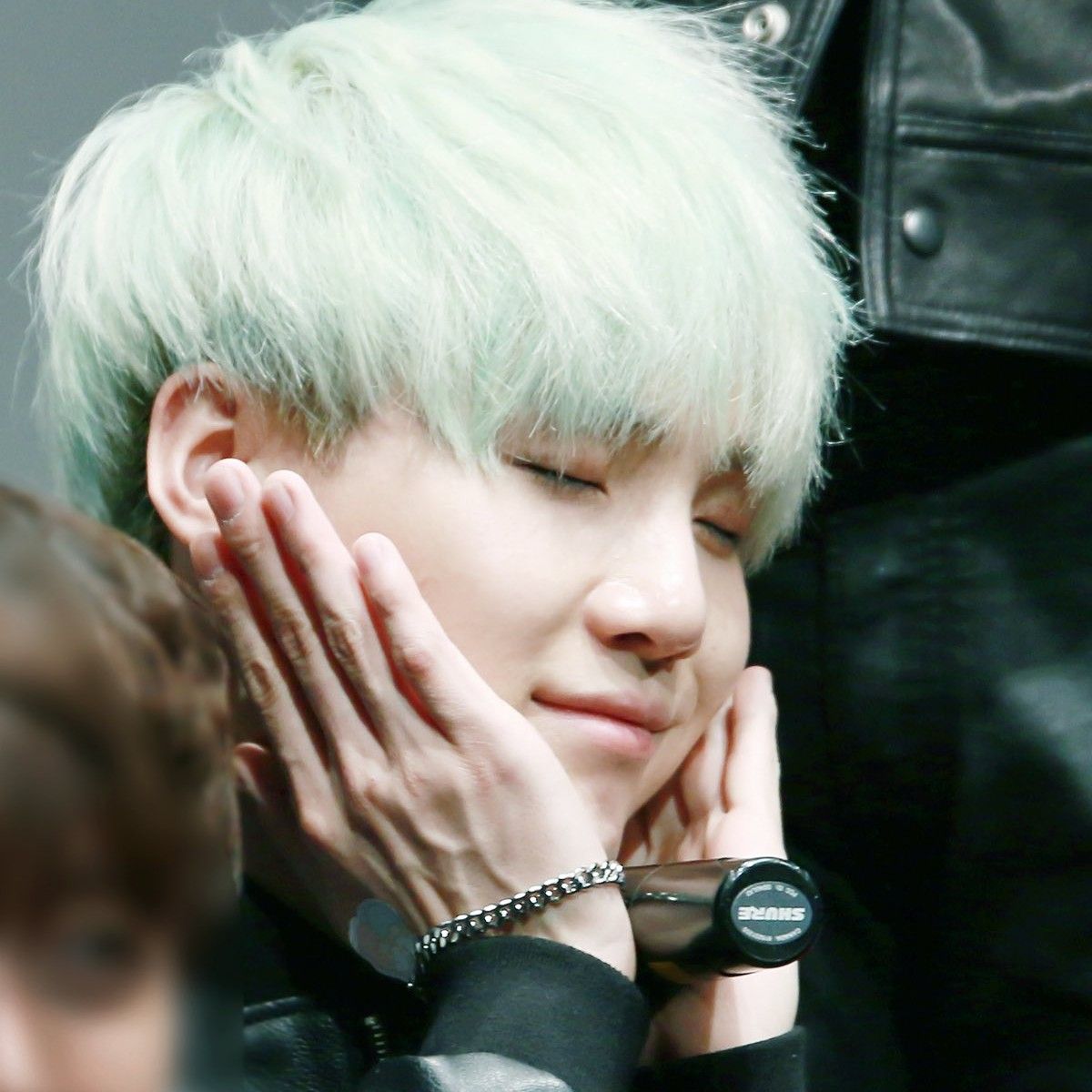 A moment captured by SUGA (BTS)'s fan