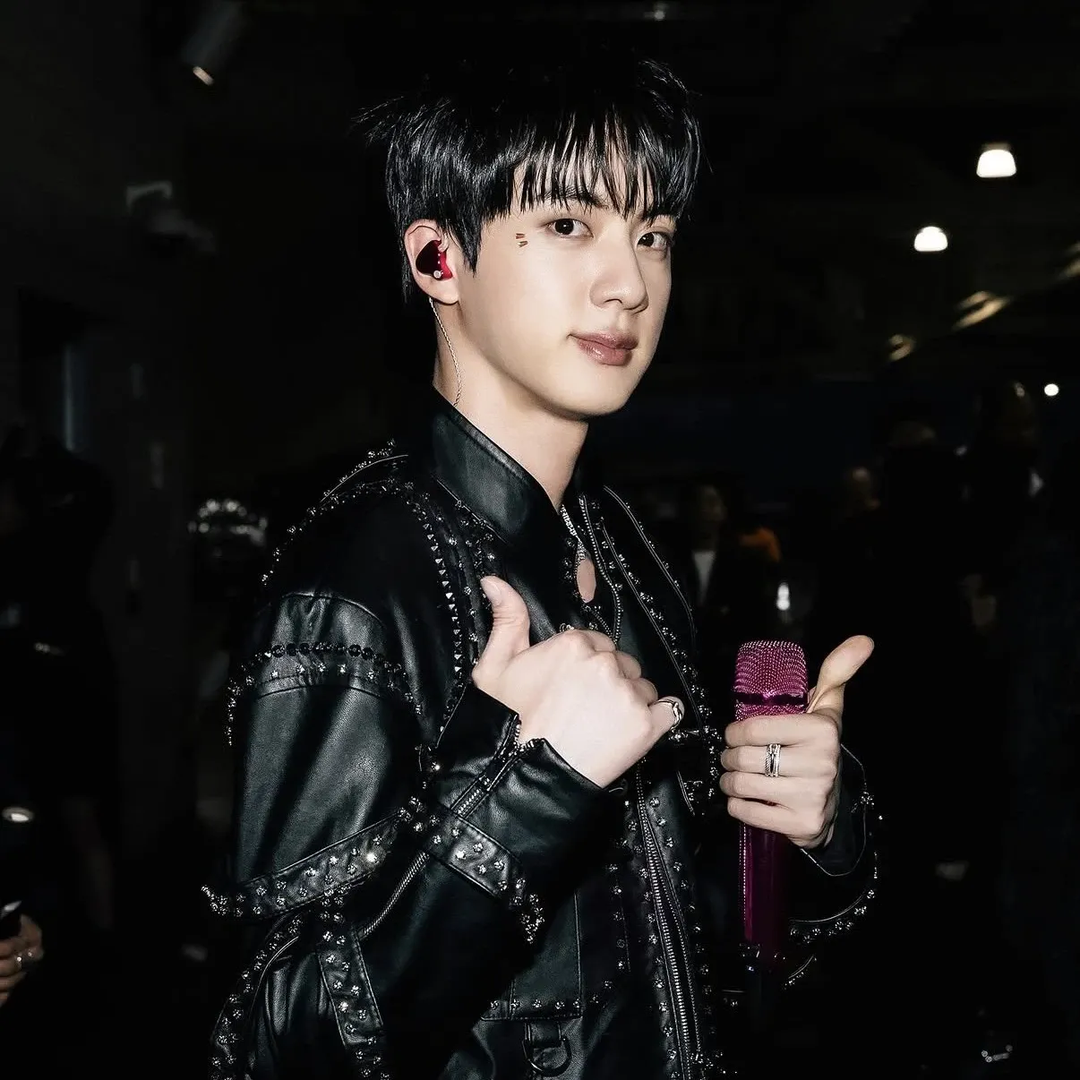 Recent activity shot of Jin (BTS)