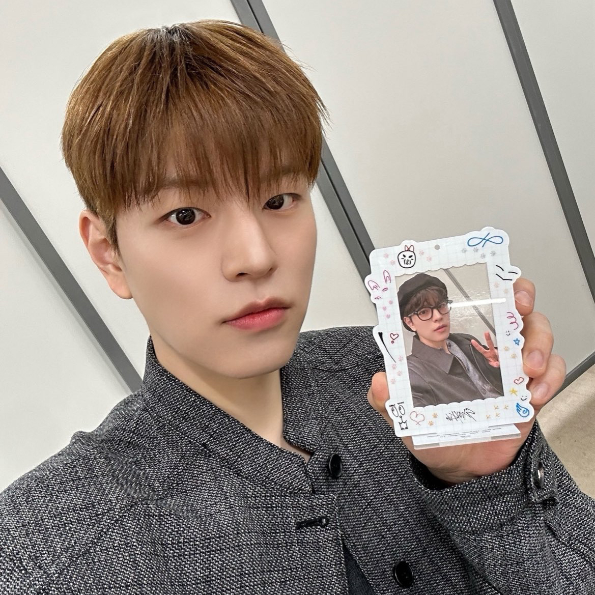 Recent activity shot of Seungmin (Stray Kids)