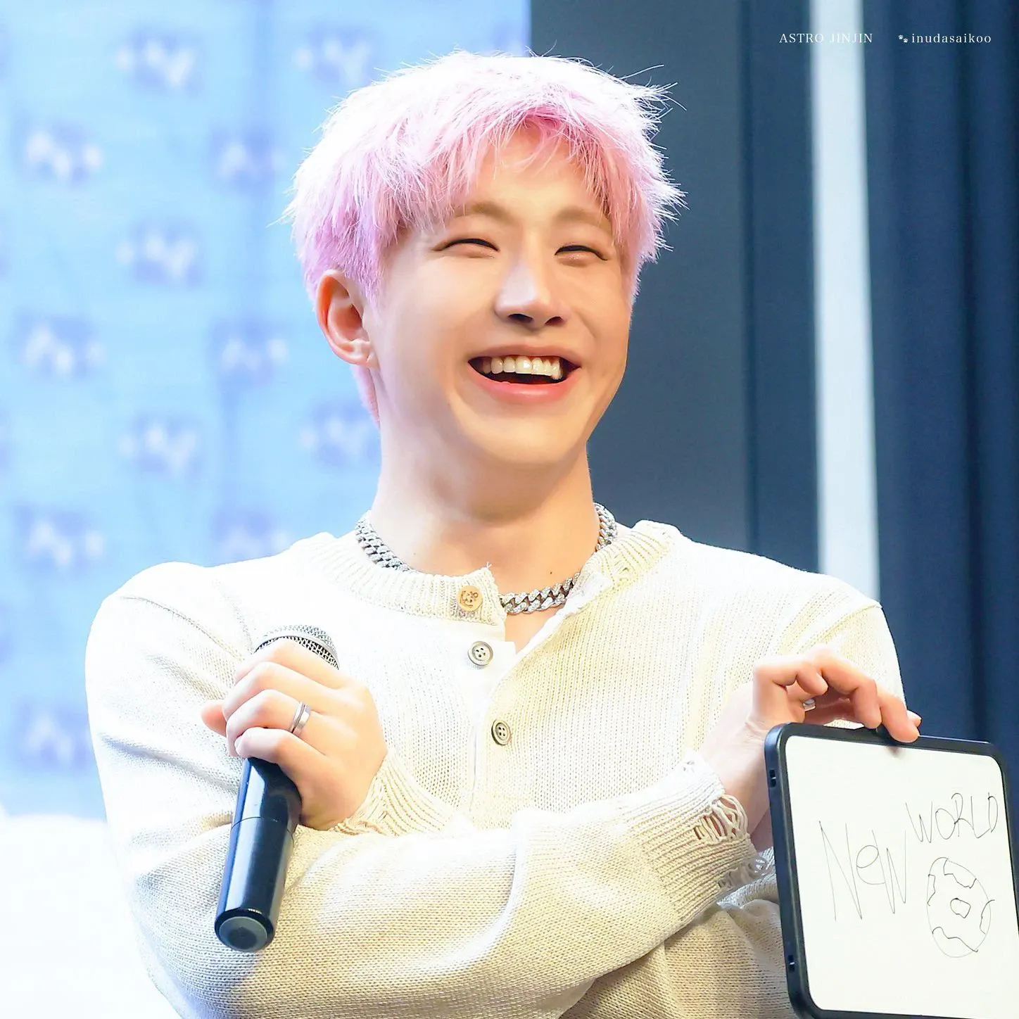 Recent activity shot of Jinjin (ASTRO)