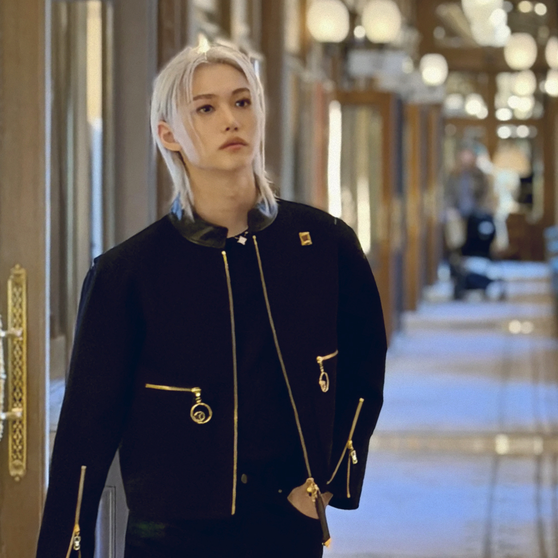 A moment captured by Felix (Stray Kids)'s fan