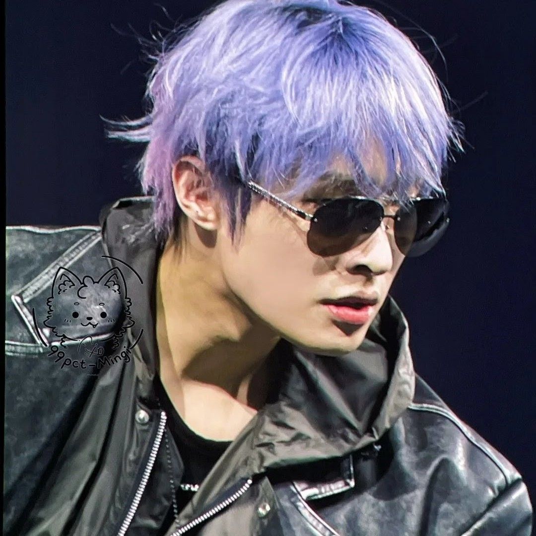 Recent activity shot of Mingi (ATEEZ)