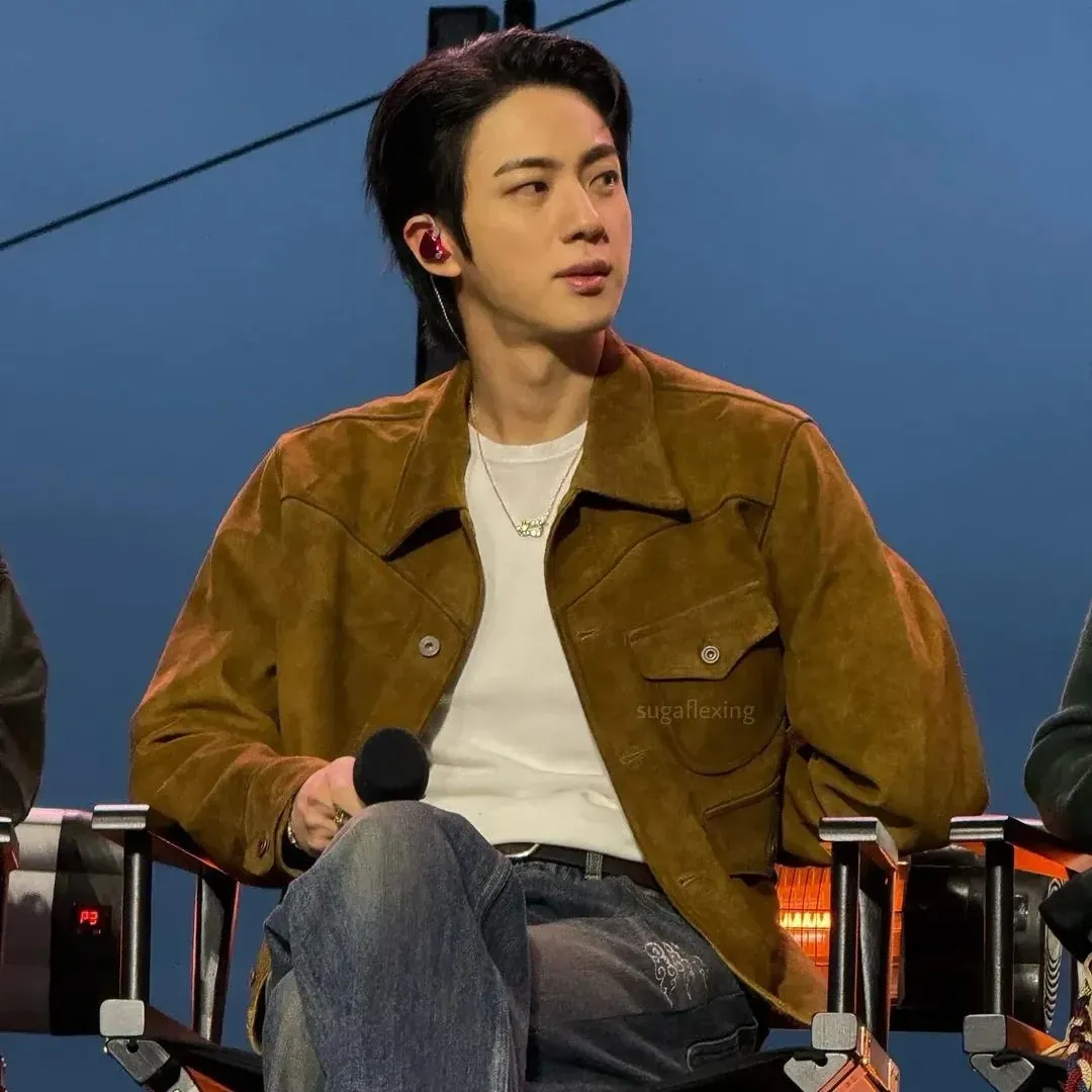 Recent activity shot of Jin (BTS)