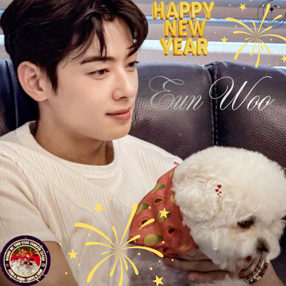 A moment captured by Eunwoo (ASTRO)'s fan