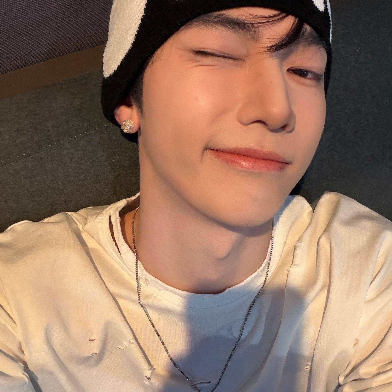 Recent activity shot of Zhang Hao (ZEROBASEONE)