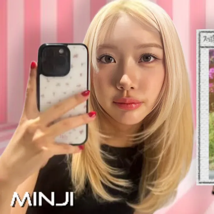 Potret di balik layar Minji