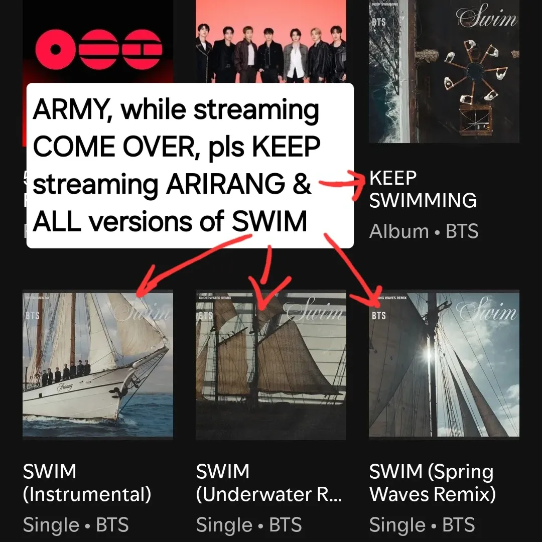 Recent activity shot of BTS