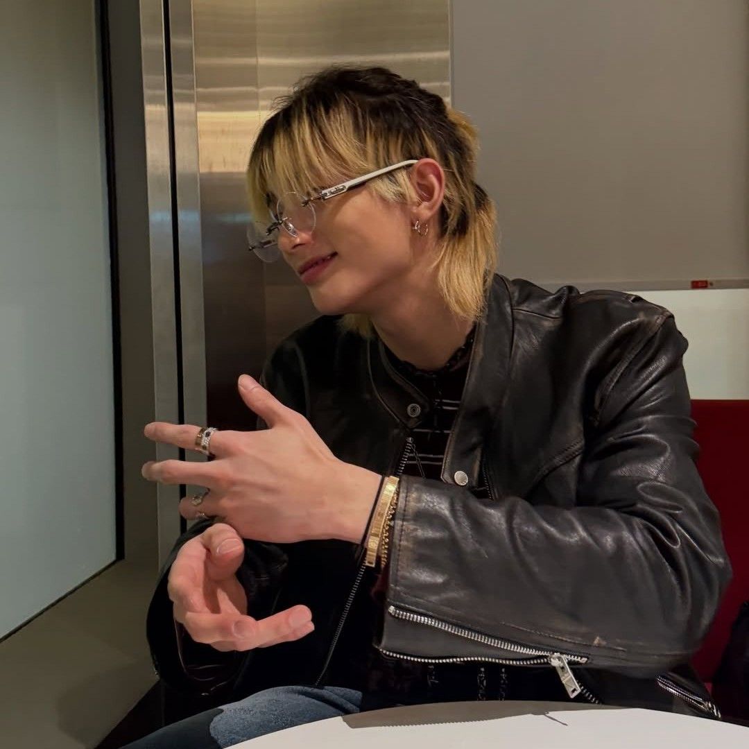 Recent activity shot of Hyunjin (Stray Kids)