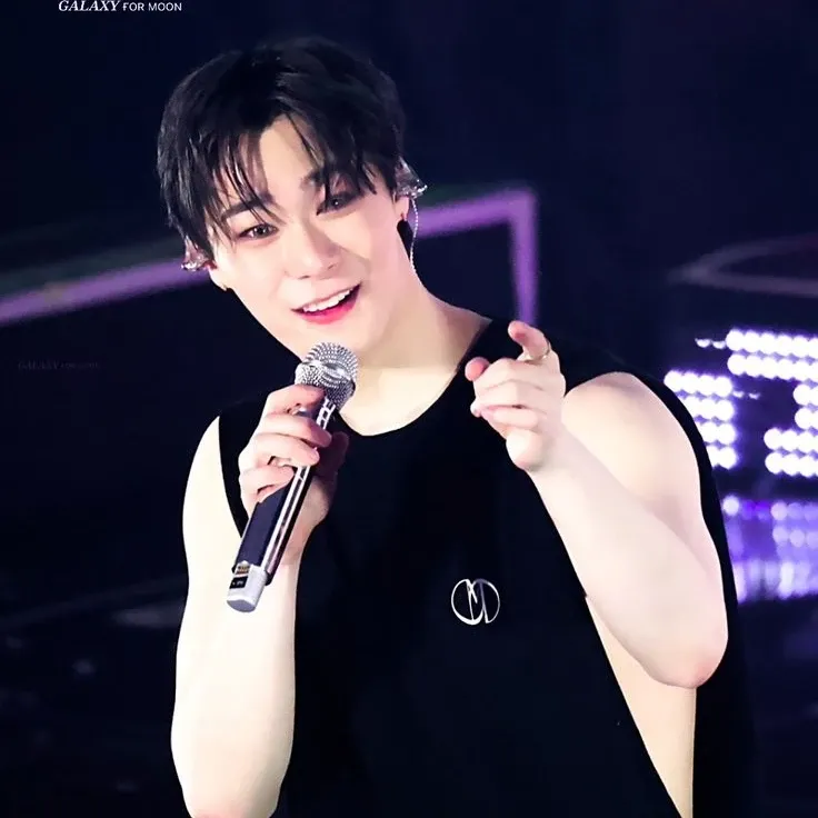Recent activity shot of Moonbin (ASTRO)