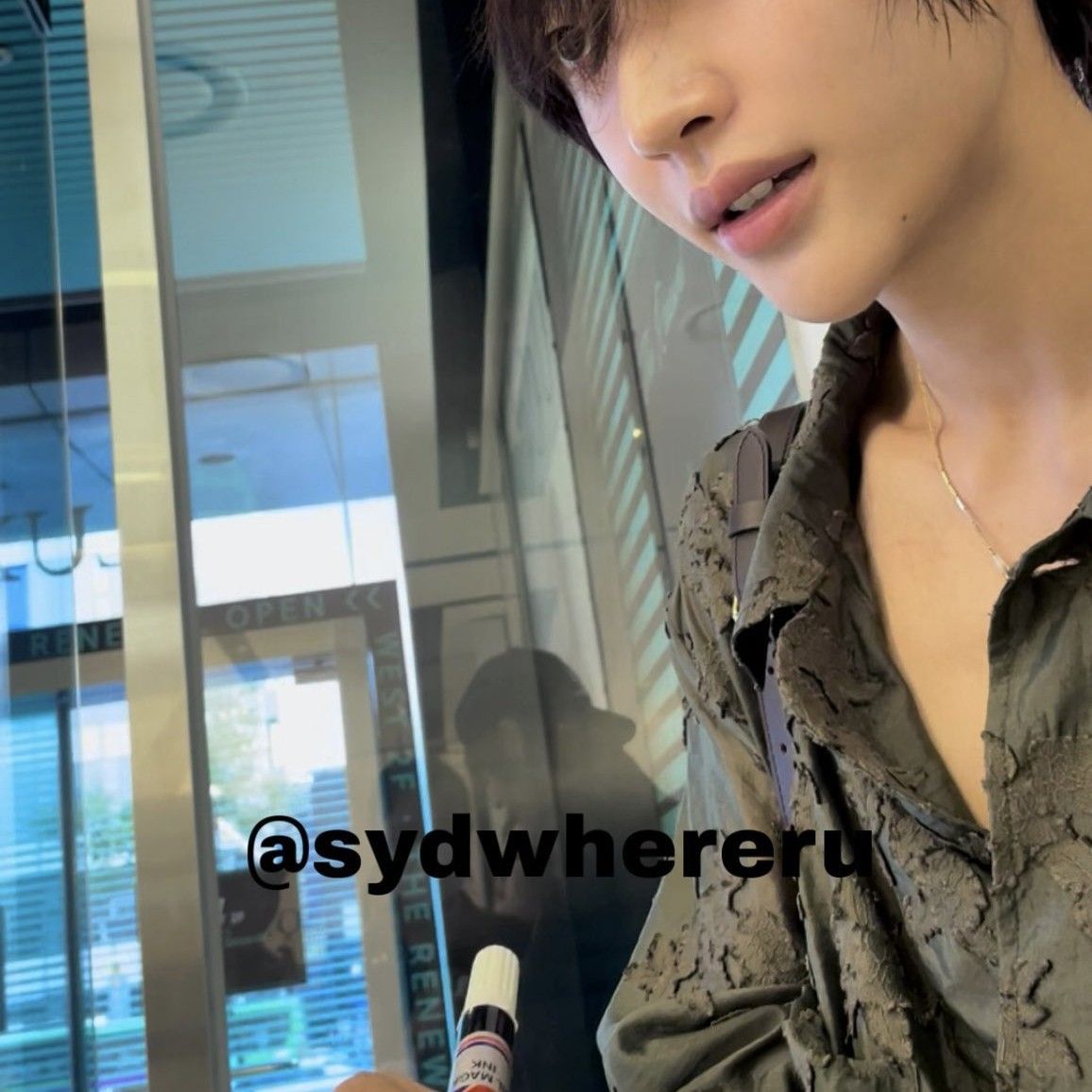 A moment captured by Wonbin (RIIZE)'s fan