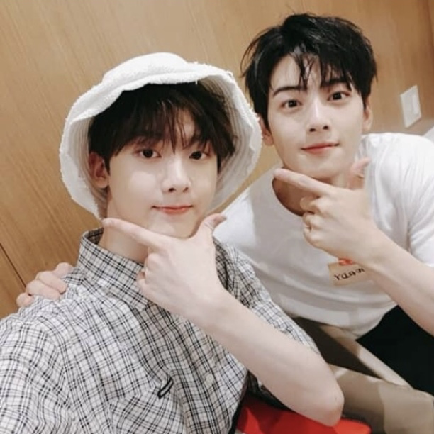 Recent activity shot of Eunwoo (ASTRO)