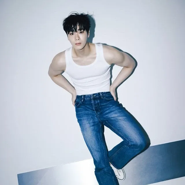 Recent activity shot of Moonbin (ASTRO)