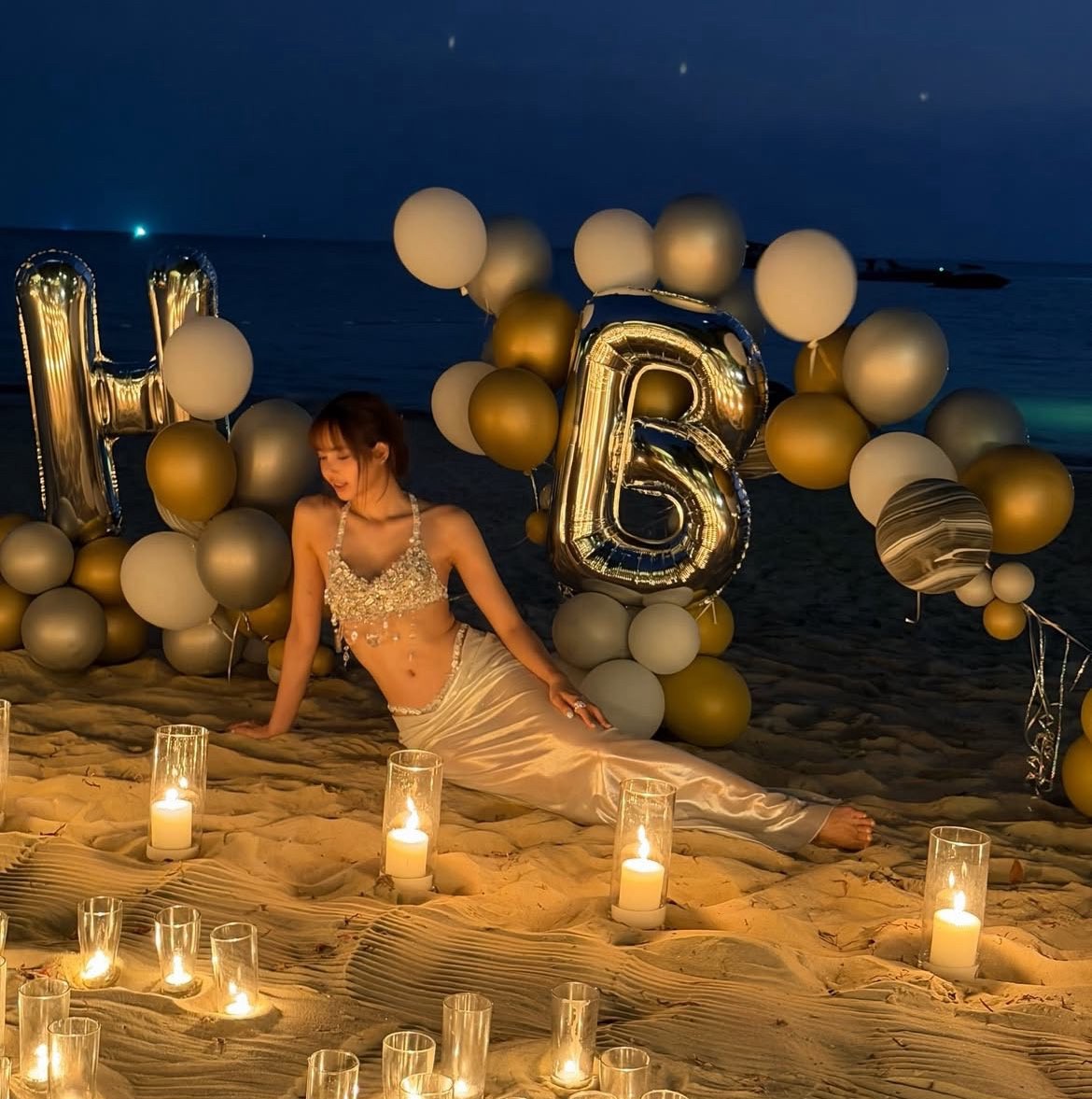 Momen yang diabadikan oleh penggemar Lisa (BLACKPINK)