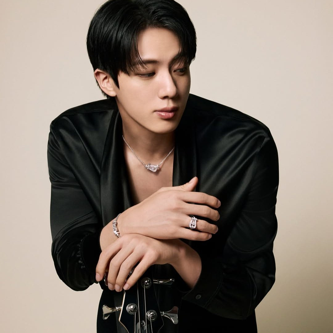 Recent activity shot of Jin (BTS)