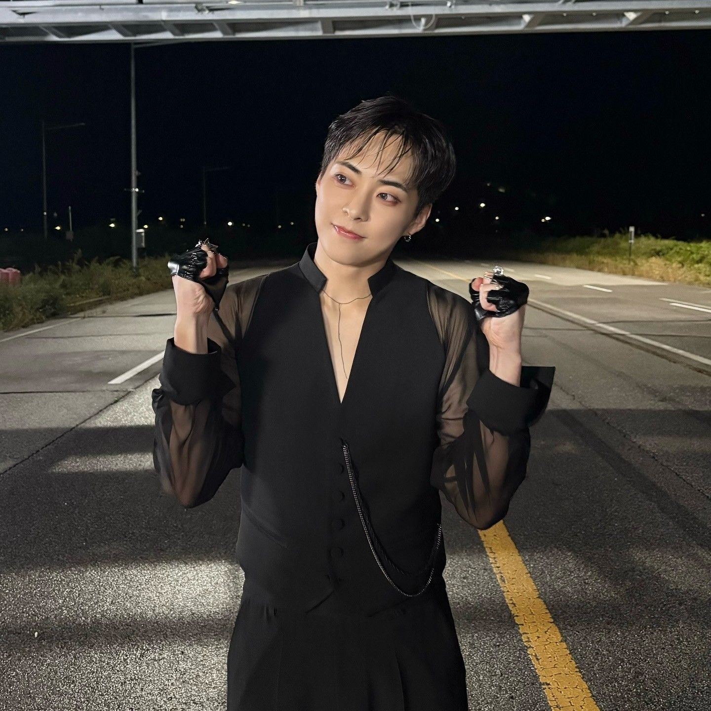 Behind-the-scenes cut of Xiumin (EXO)