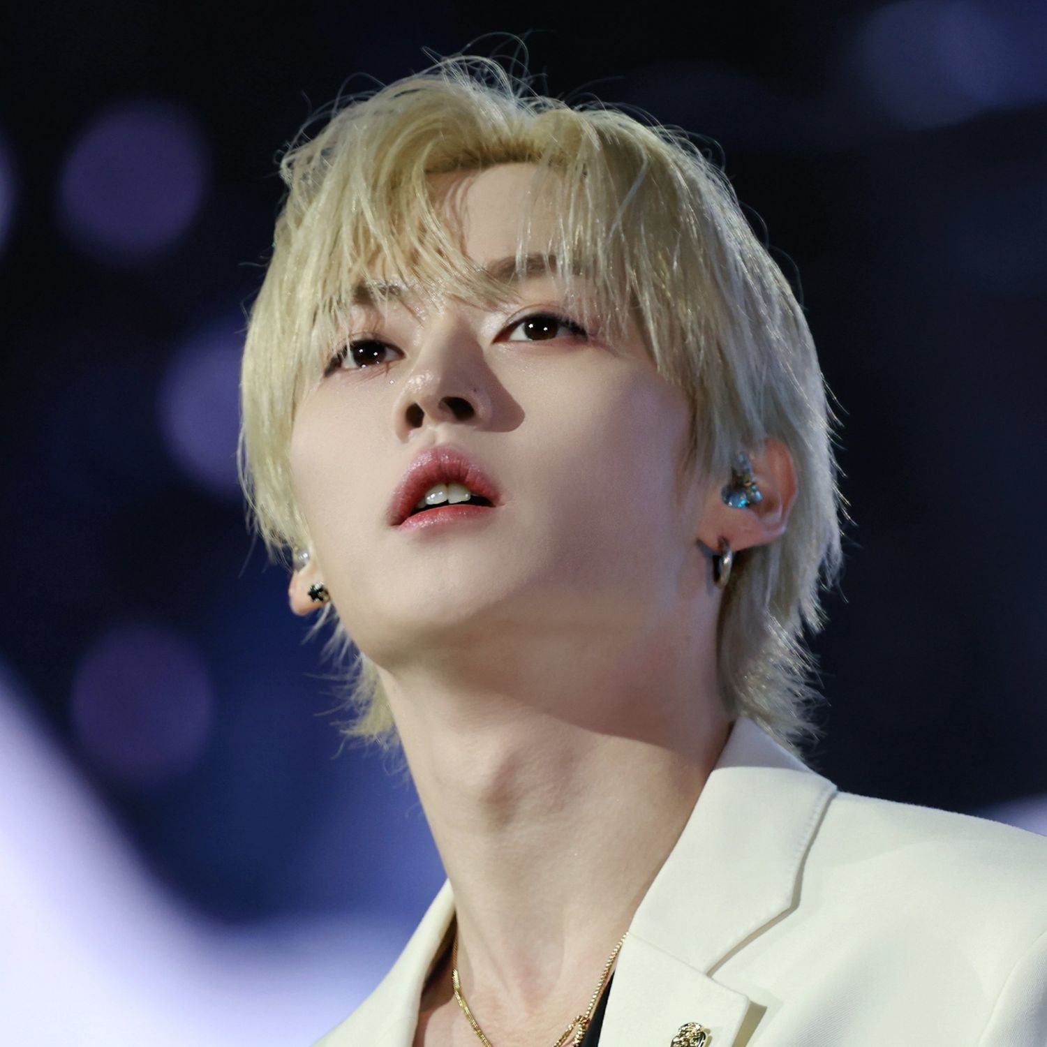 A moment captured by Lee Know (Stray Kids)'s fan