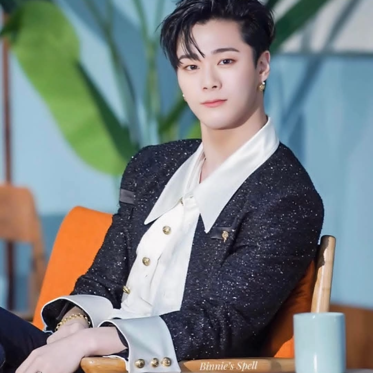 A moment captured by Moonbin (ASTRO)'s fan