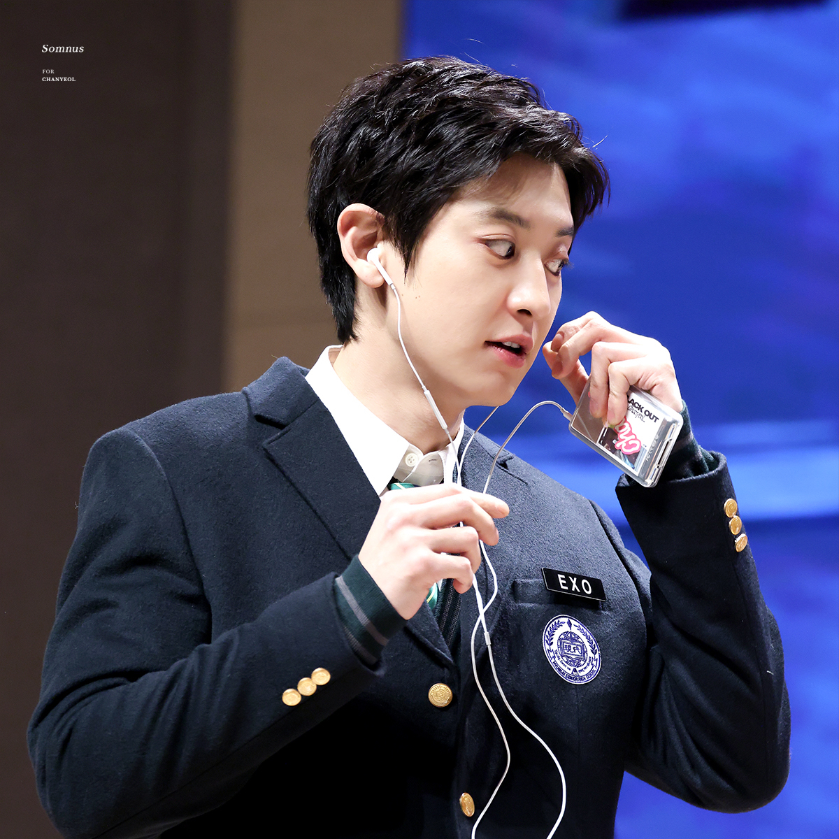 Recent activity shot of Chanyeol (EXO)