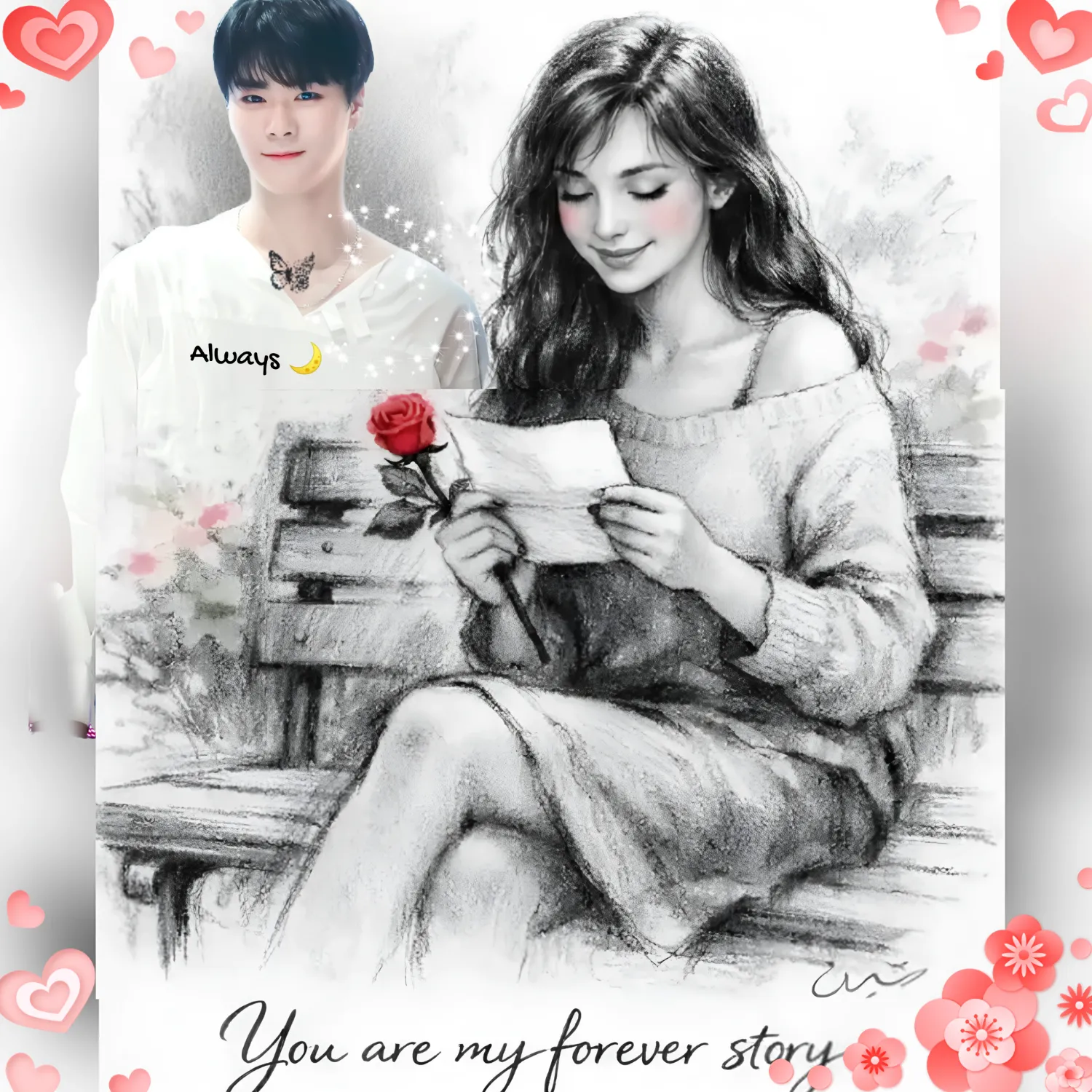 Recent activity shot of Moonbin (ASTRO)