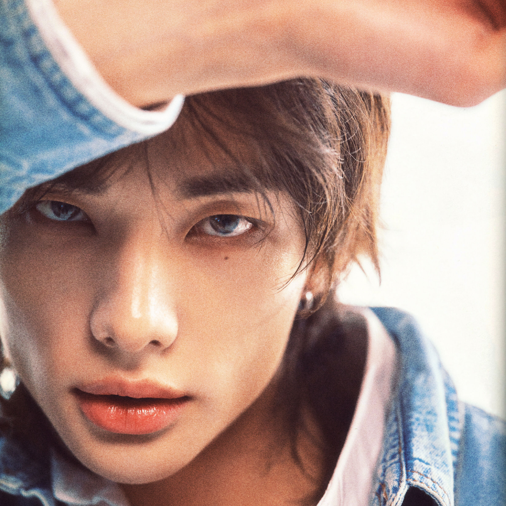 A moment captured by Stray Kids's fan