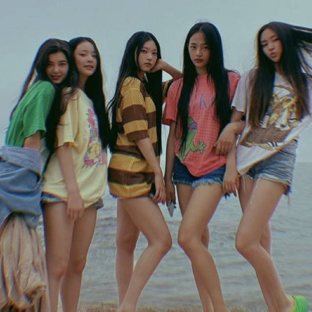 Recent activity shot of NewJeans