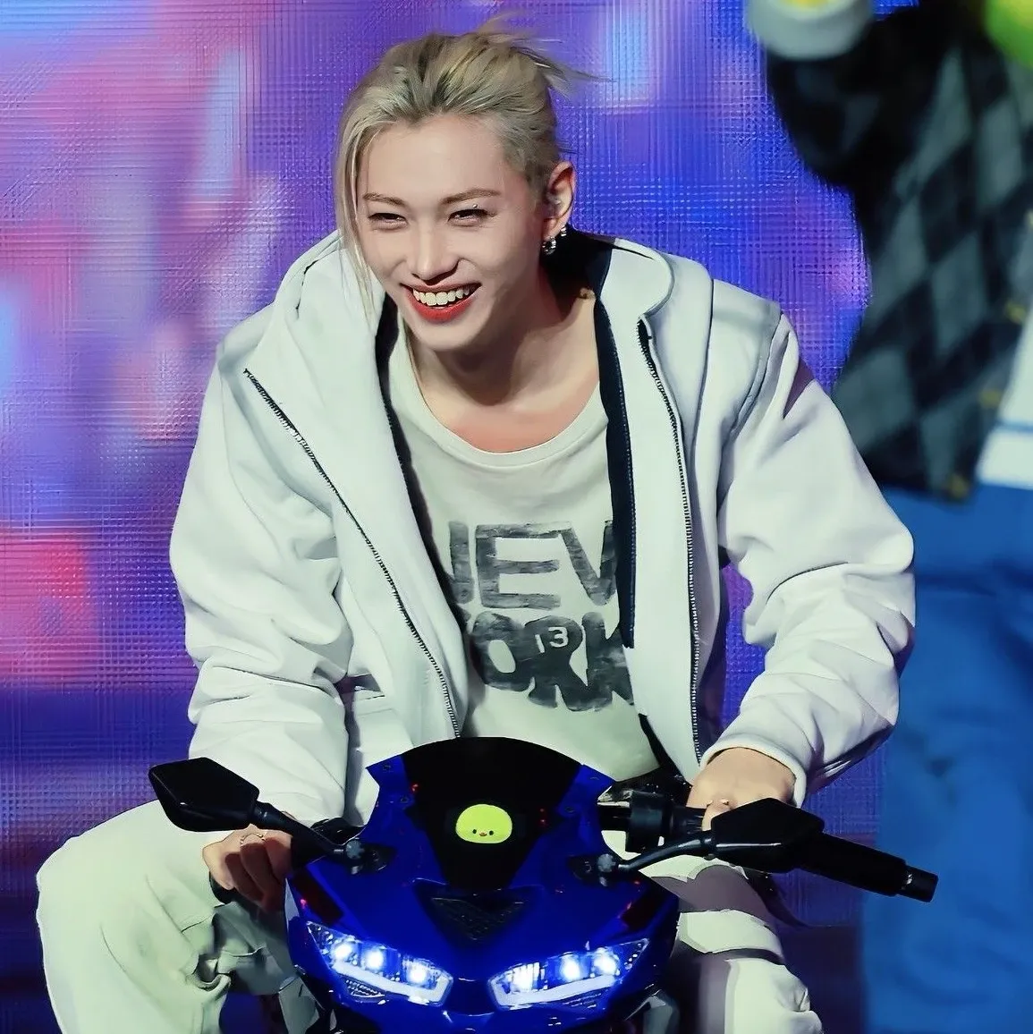 Recent activity shot of Felix (Stray Kids)