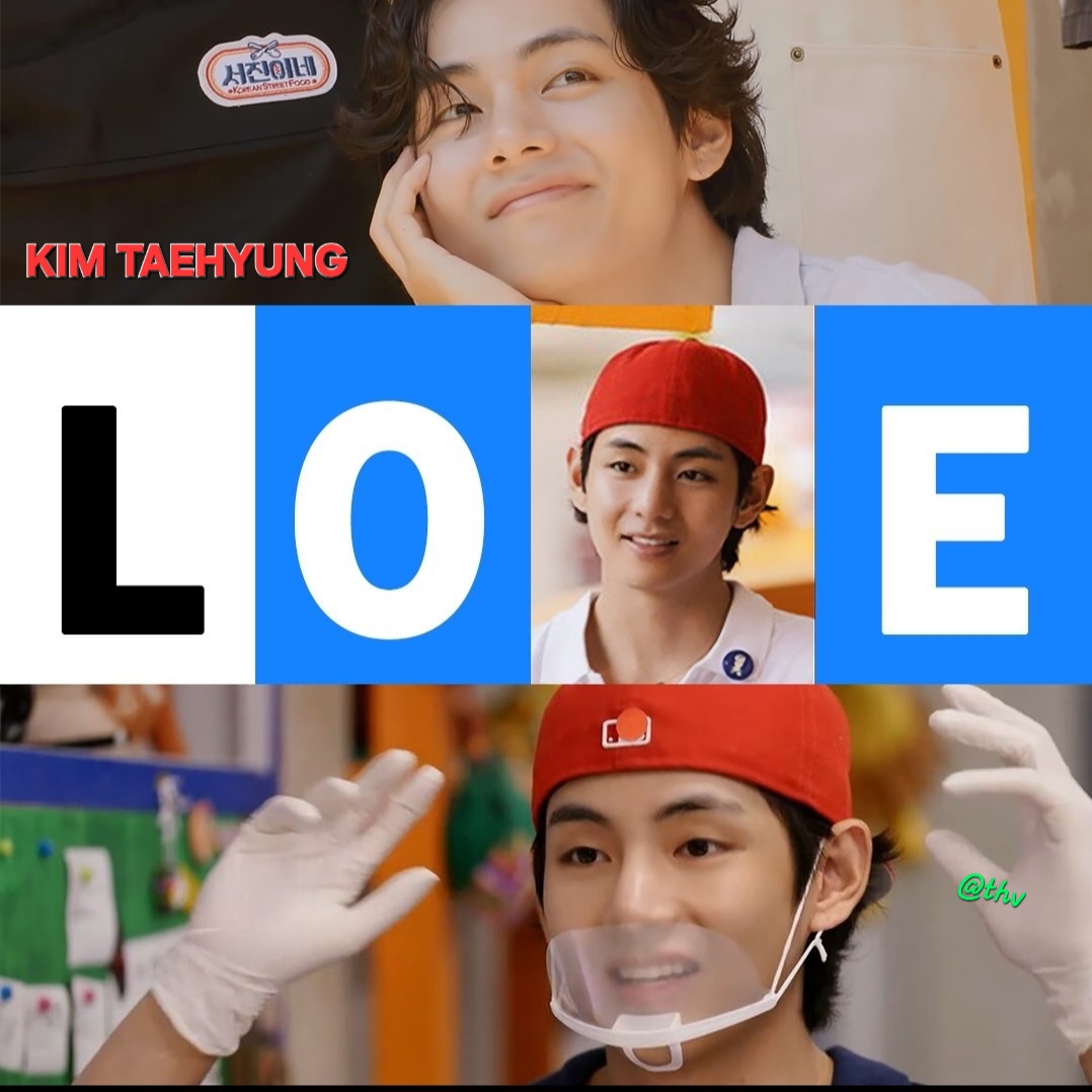 뷔 (방탄소년단)의 비하인드 컷