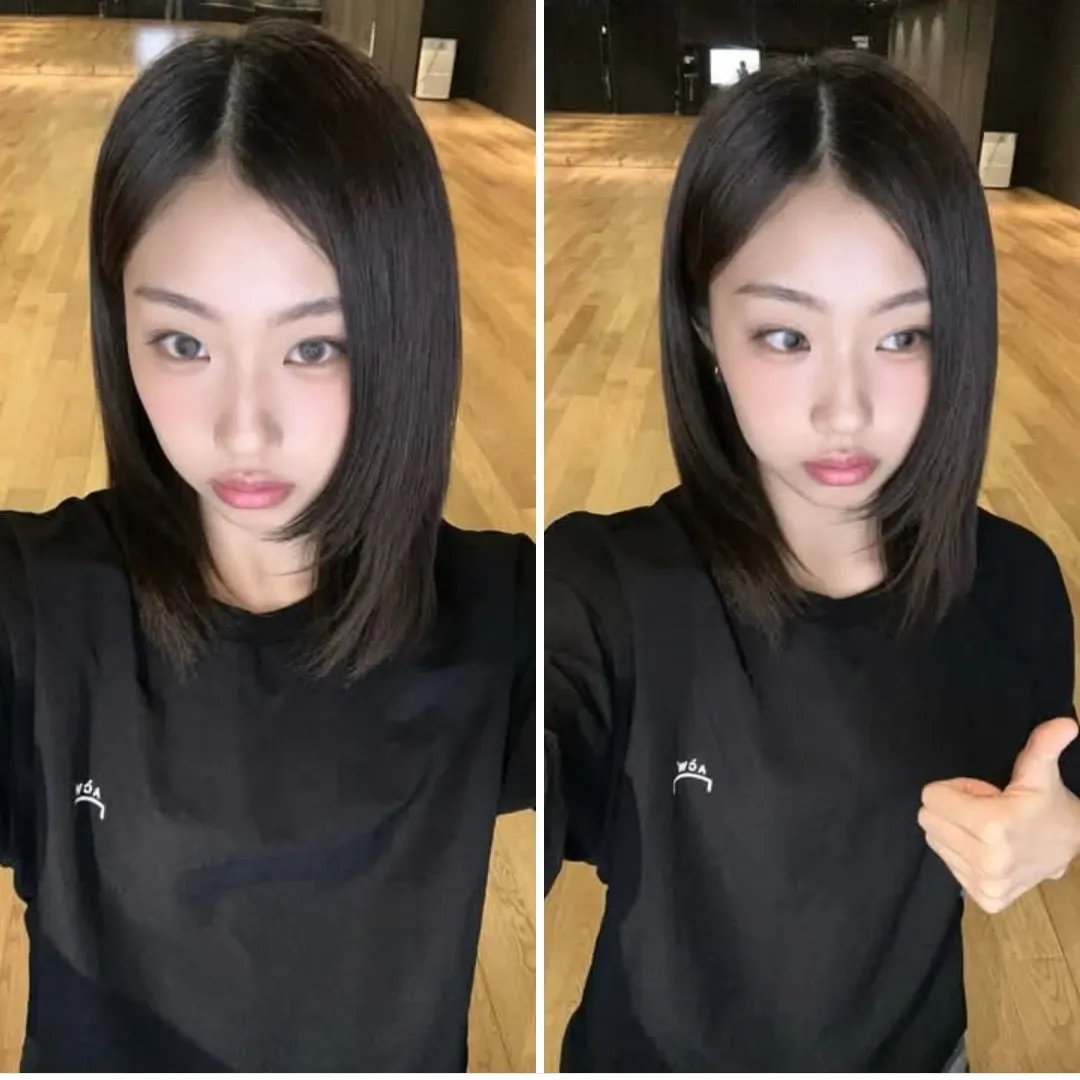 A moment captured by izna's fan