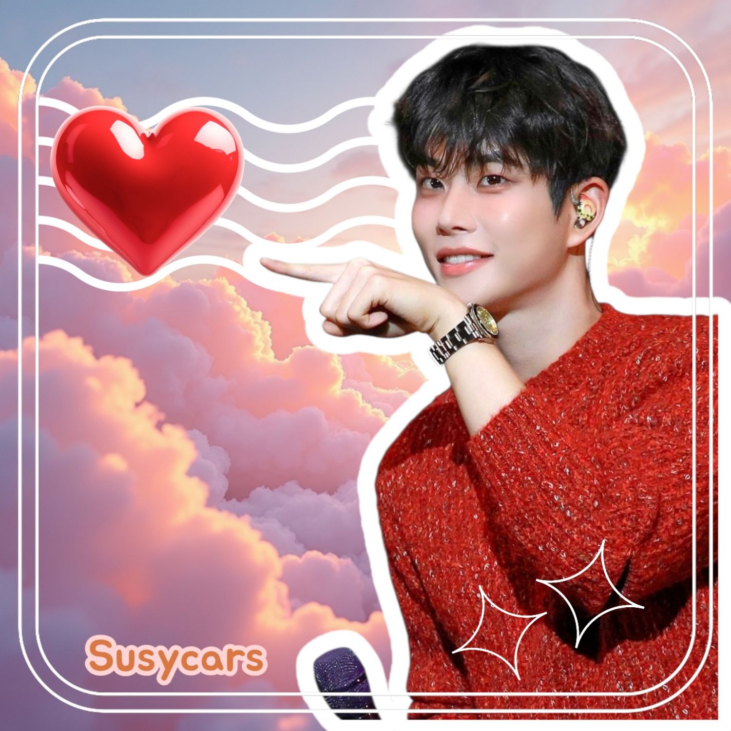 A moment captured by MJ (ASTRO)'s fan