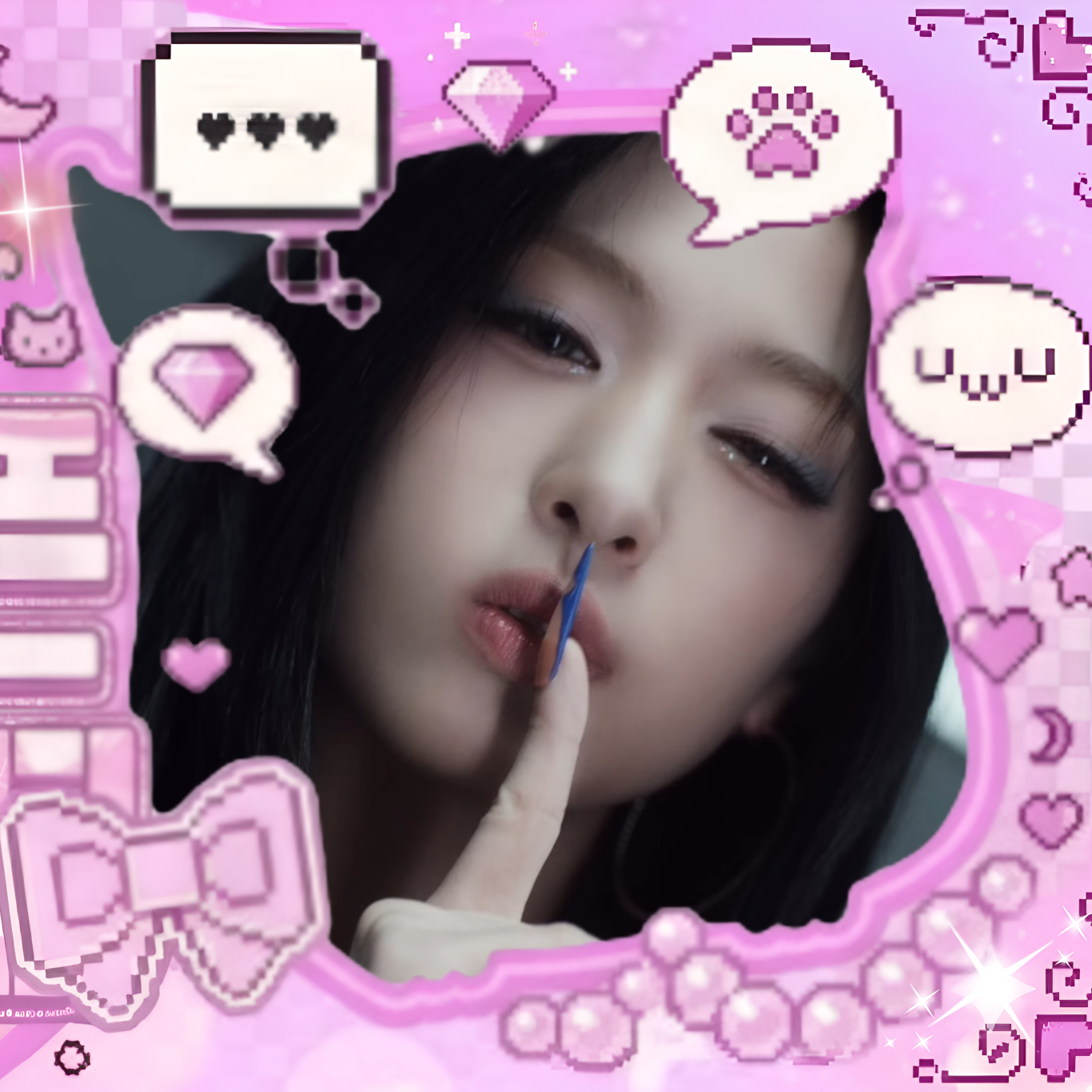 Recent activity shot of Ahyeon (BABYMONSTER)