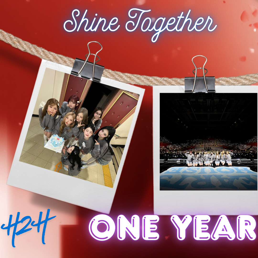 A moment captured by Hearts2Hearts's fan