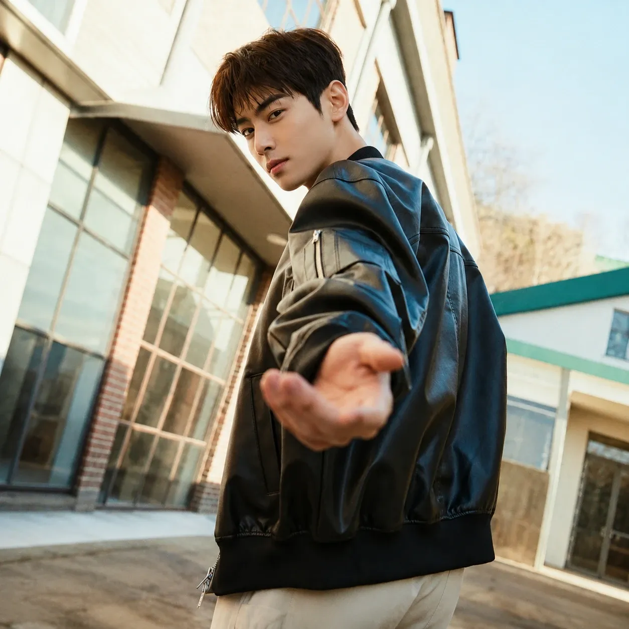A moment captured by Eunwoo (ASTRO)'s fan