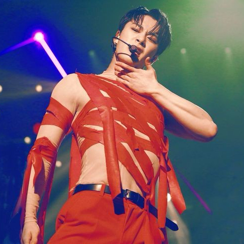 Recent activity shot of Moonbin (ASTRO)