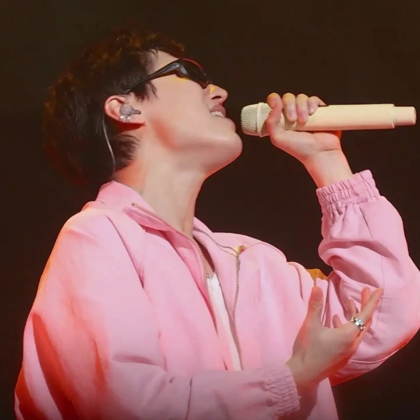 A moment captured by WOODZ's fan