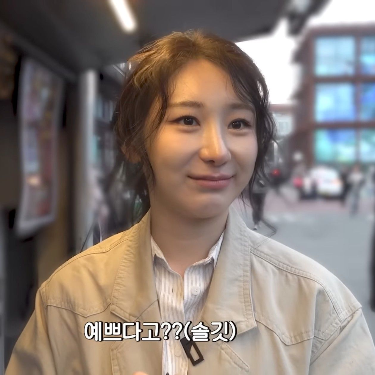 Behind-the-scenes cut of Lee Chaeyeon