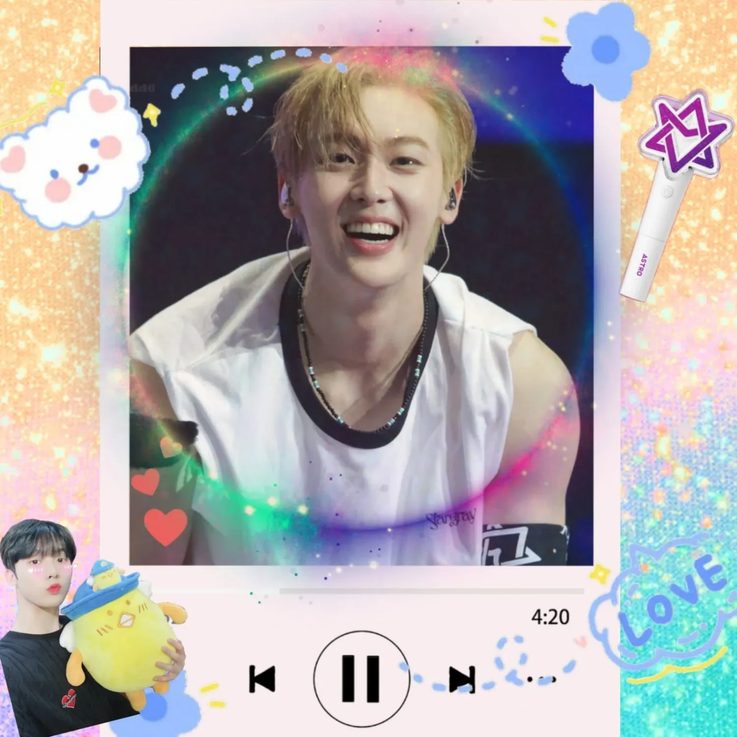 윤산하 (아스트로)의 비하인드 컷