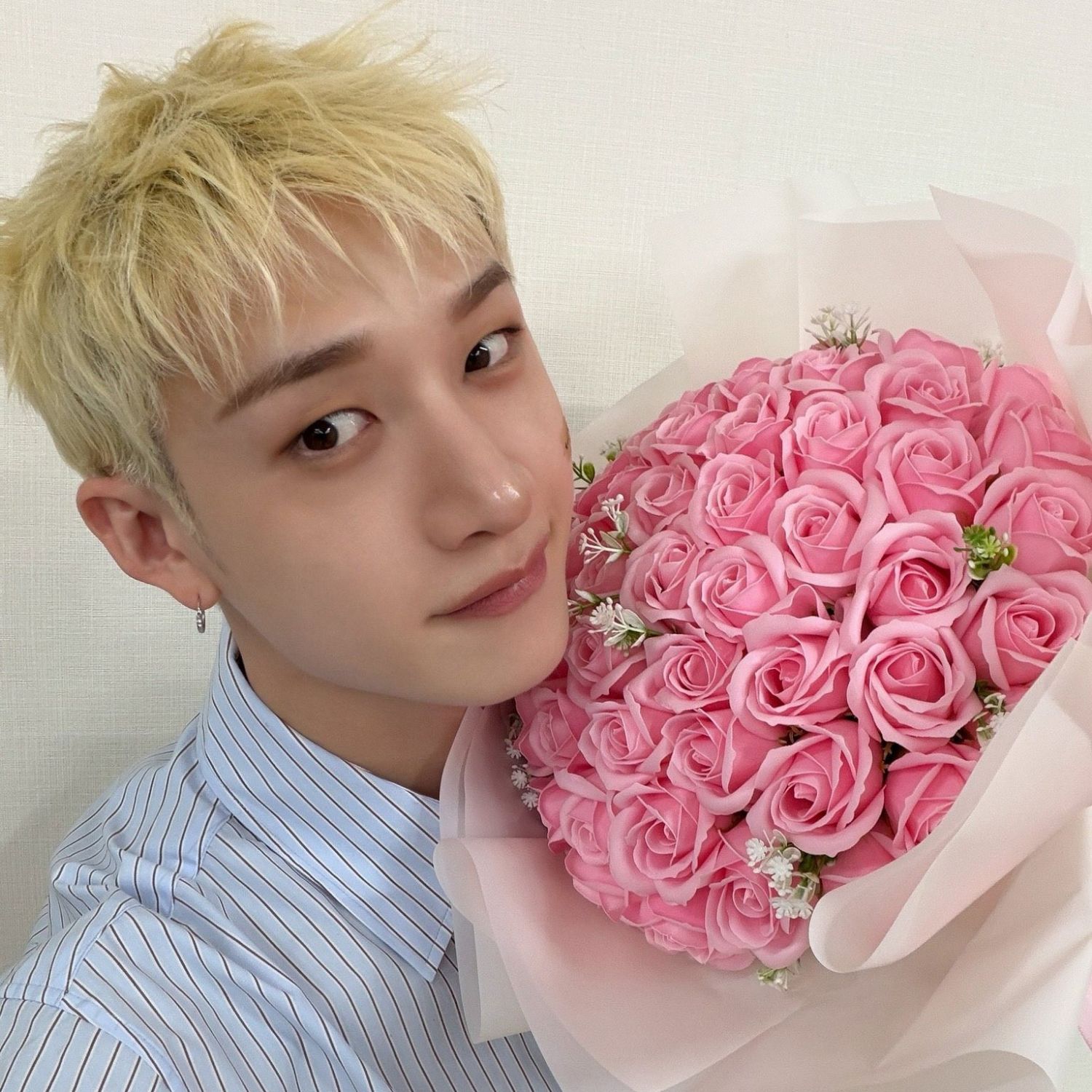 A moment captured by Bang Chan (Stray Kids)'s fan