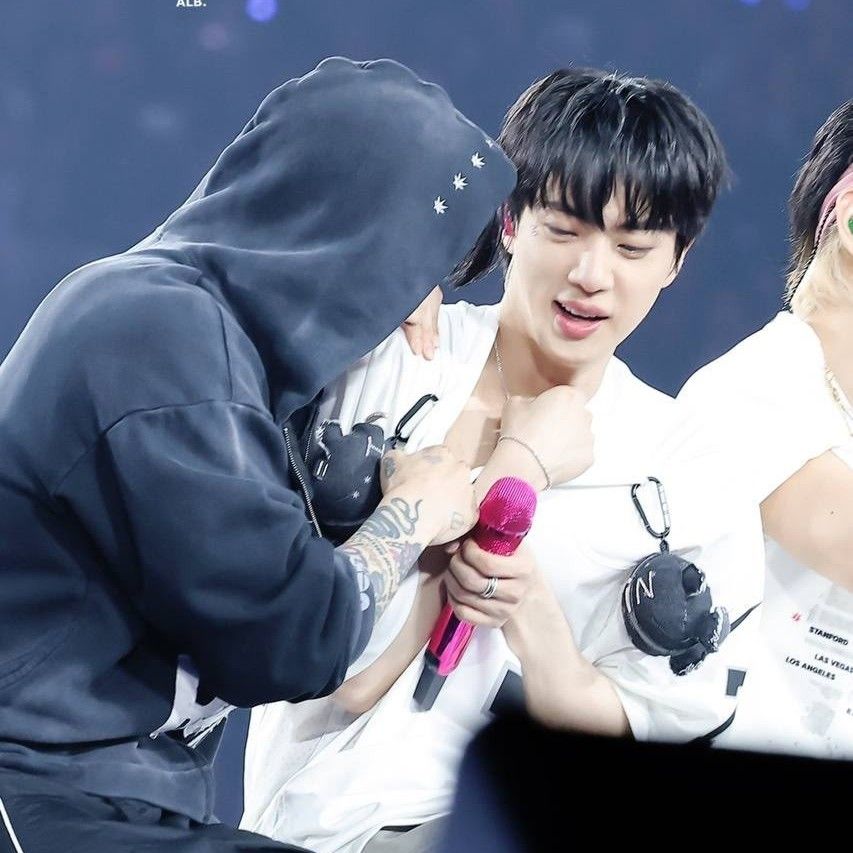 A moment captured by Jin (BTS)'s fan