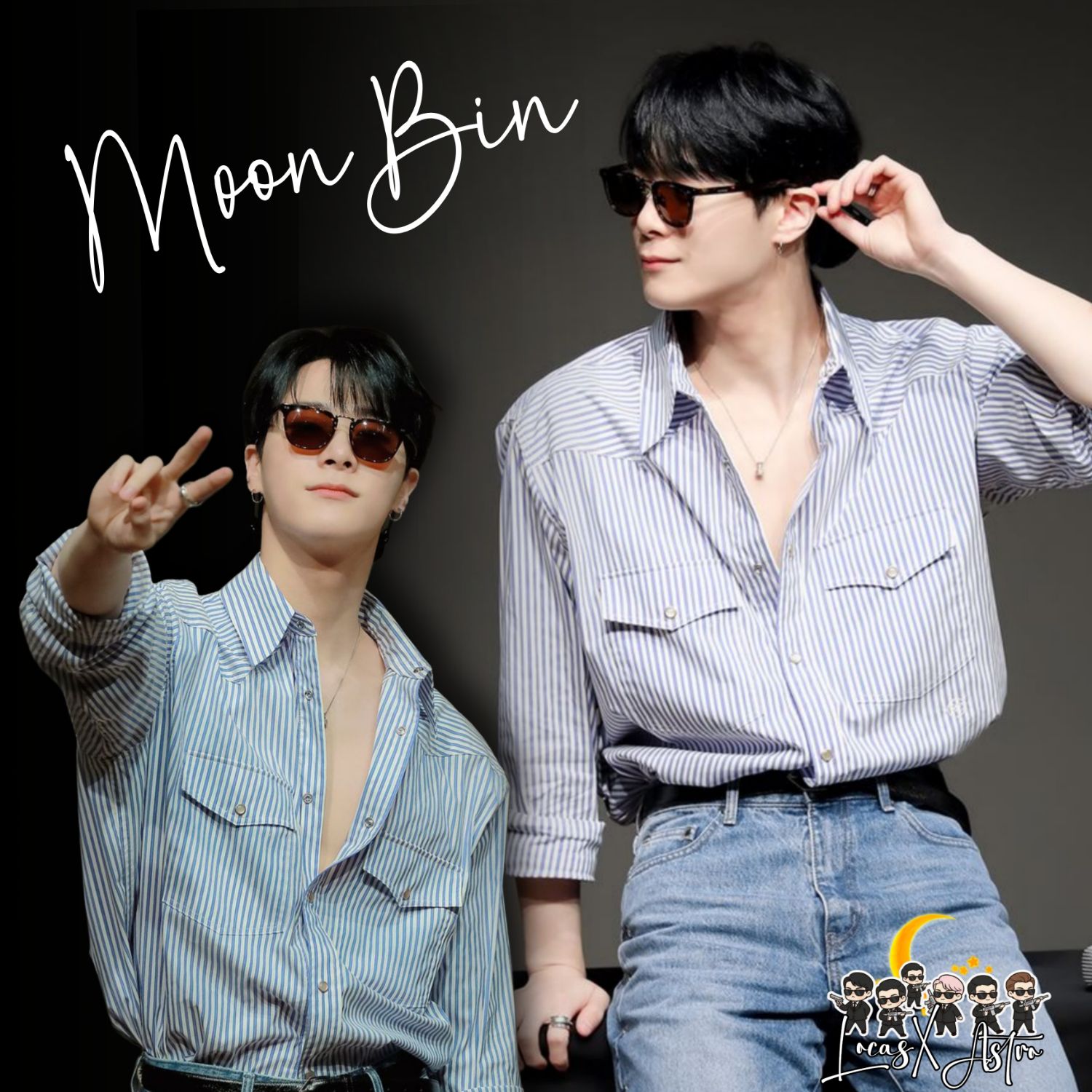 Recent activity shot of Moonbin (ASTRO)