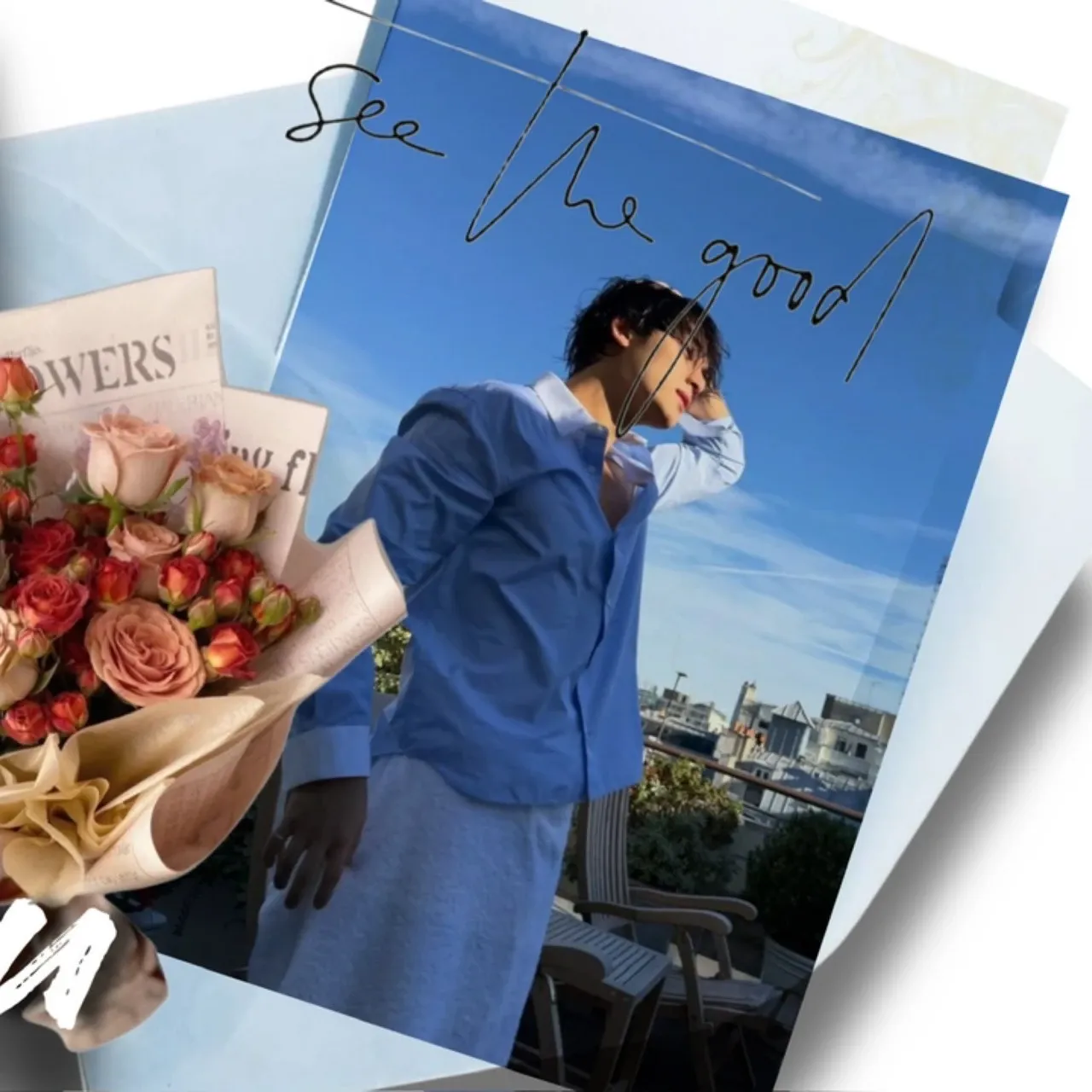 A moment captured by Mingyu (SEVENTEEN)'s fan