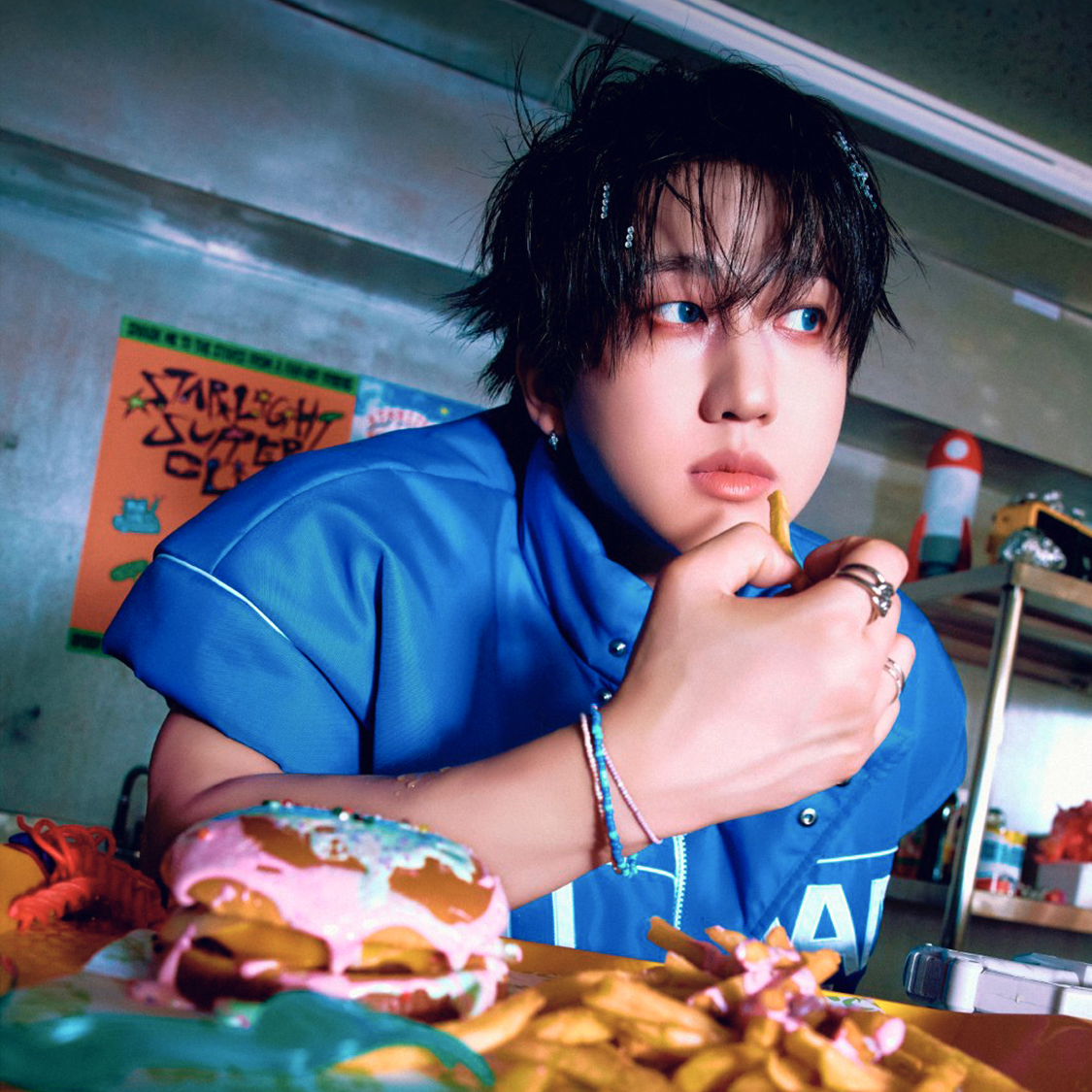 A moment captured by Changbin (Stray Kids)'s fan