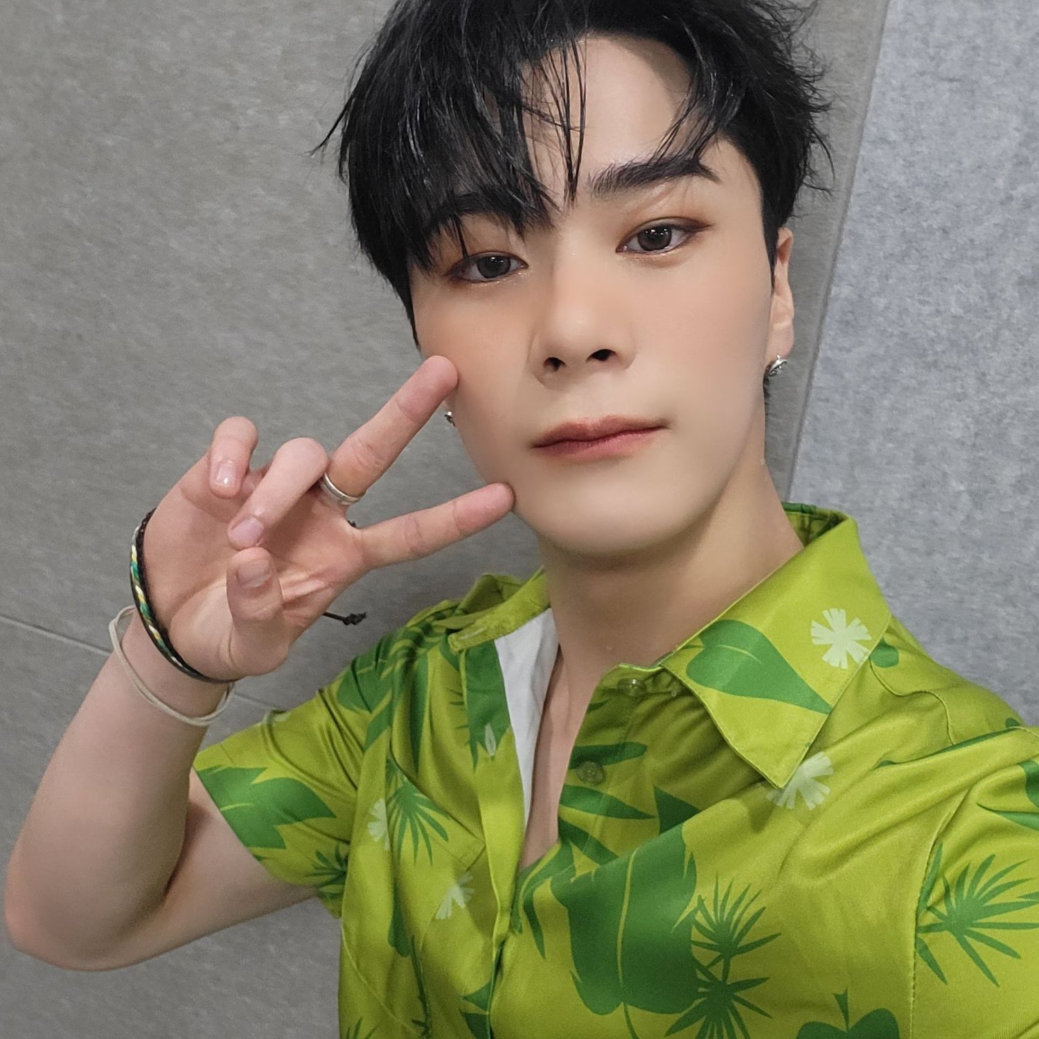 Recent activity shot of Moonbin (ASTRO)