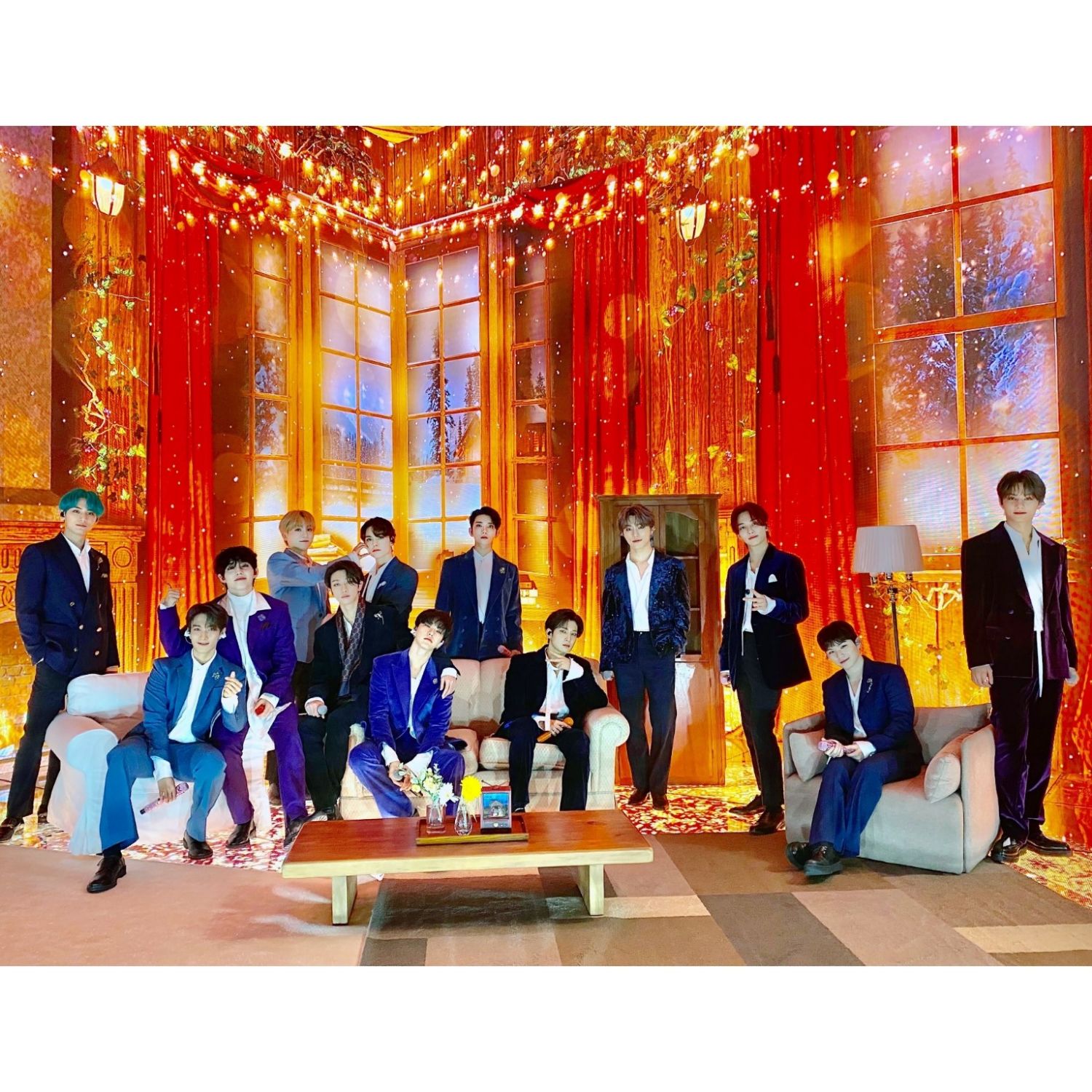 A moment captured by SEVENTEEN's fan