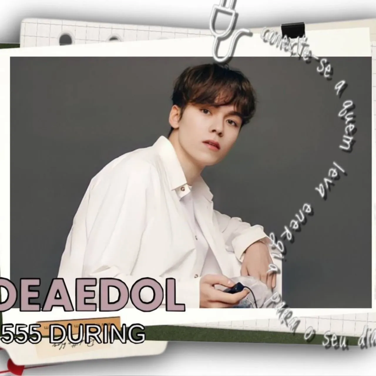 Recent activity shot of Vernon (SEVENTEEN)