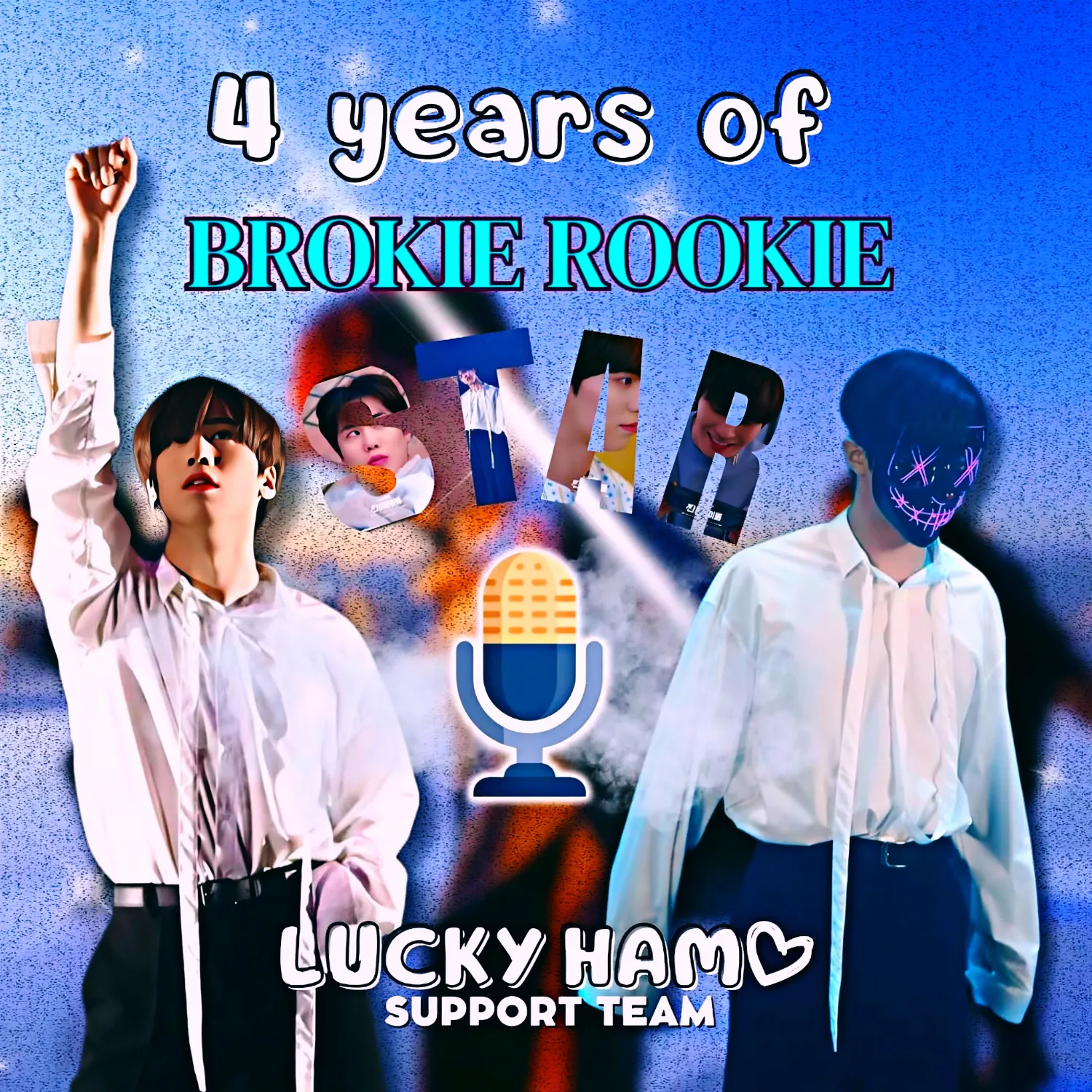 A moment captured by Rocky's fan